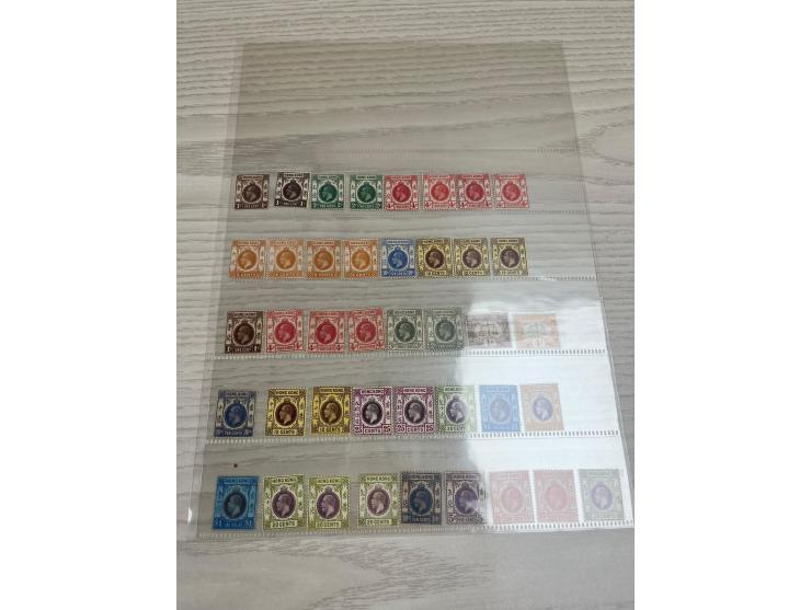 including KGV, KGVI and QEII issues. All mint. Some in complete set. Please view.